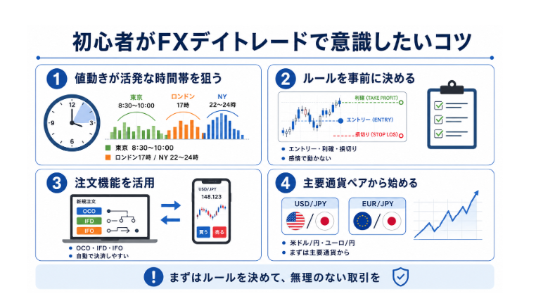 FXデイトレードとは？初心者向けのやり方・コツとおすすめ口座10選